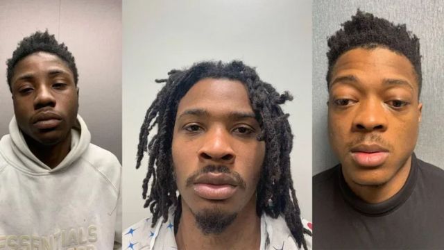 3 Guys were arrested after a shooting involving a police officer in District Heights, Maryland.