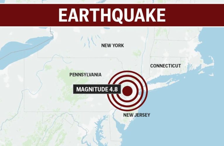 4.8 Magnitude Quake Shakes Whitehouse Station, Felt Across the East Coast
