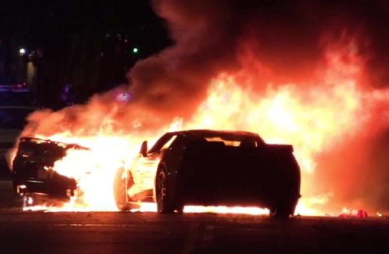 Arson Strikes Oakland Sideshows: Vehicles Torched in Night of Chaos