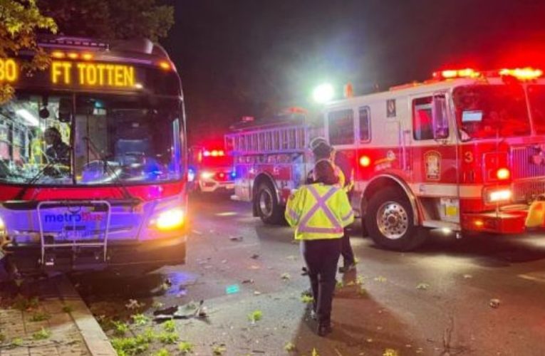 Broken-Heart! Eight Injured In Crash Between Metrobus And Sedan In Northeast DC