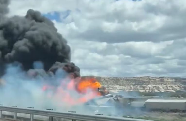 Controlled Burn After Train Derailment: I-40 Reopens Near Arizona-new Mexico Border