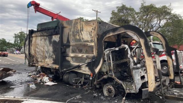 County Issues Warning About Garbage Truck Fires Caused by Lithium-Ion Batteries (2)