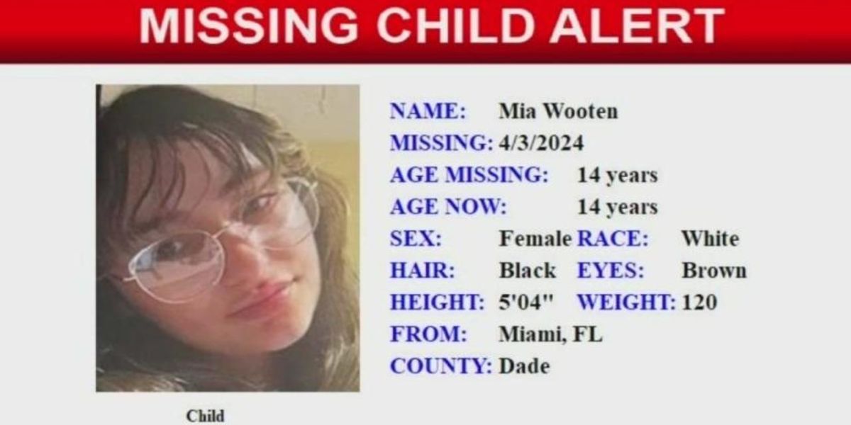 _Missing Child Alert Activated for Teenager in Southwest Miami-Dade Area