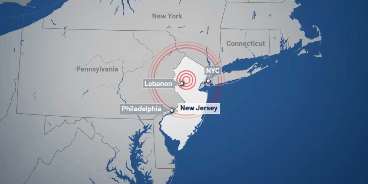 New Jersey Earthquake Sends Aftershock Tremors Through East Coast Communities