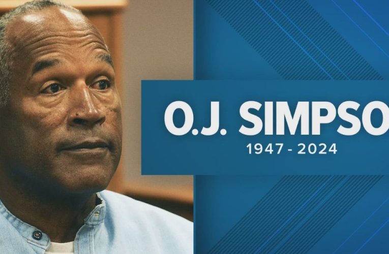 O.J. Simpson, Football Legend, Dies at 76 After Cancer Struggle