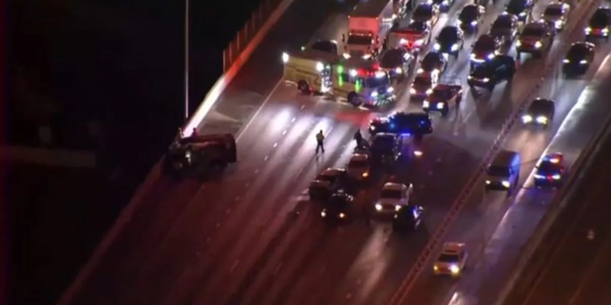 Traffic Alert Northbound Lanes of Palmetto Expressway Closed After Early Morning Crashes