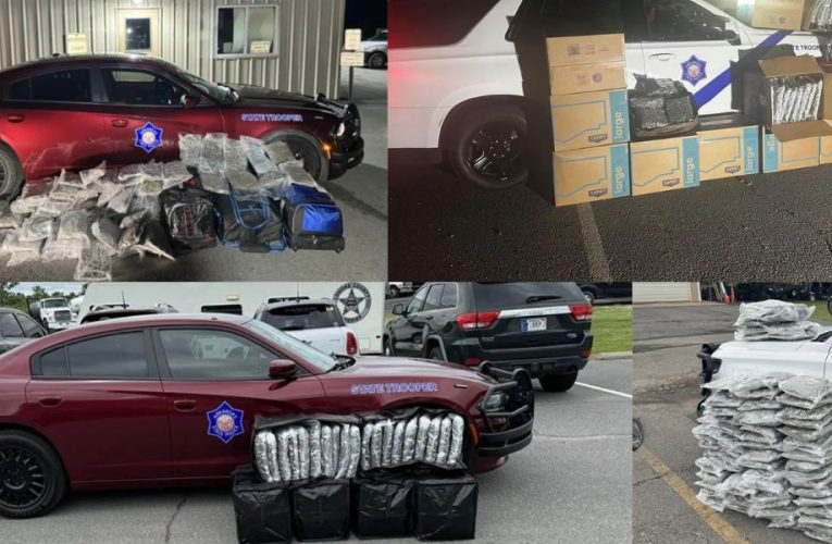 DRUG BUST ALERT! Arkansas State Police Found Around 900 Pounds of Marijuana at I-40 Traffic Stops