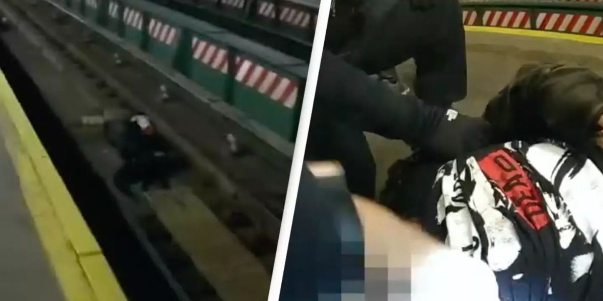 Incredible Rescue NYPD Officers Save Man Who Fell on Subway Tracks, Video Captured