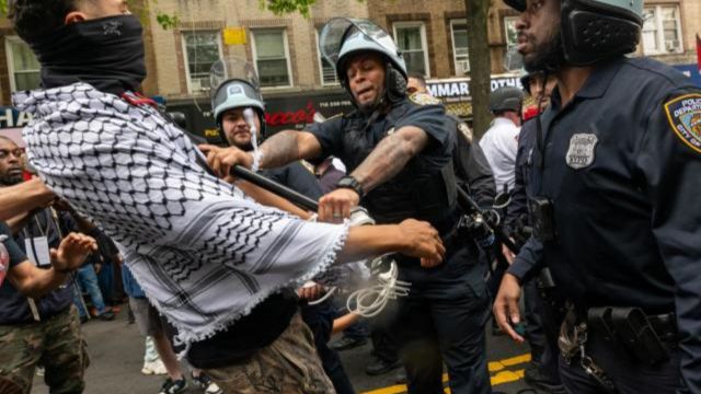 Mayor Defends NYPD Actions Following Controversial Video of Pro-Palestinian Protest (1)