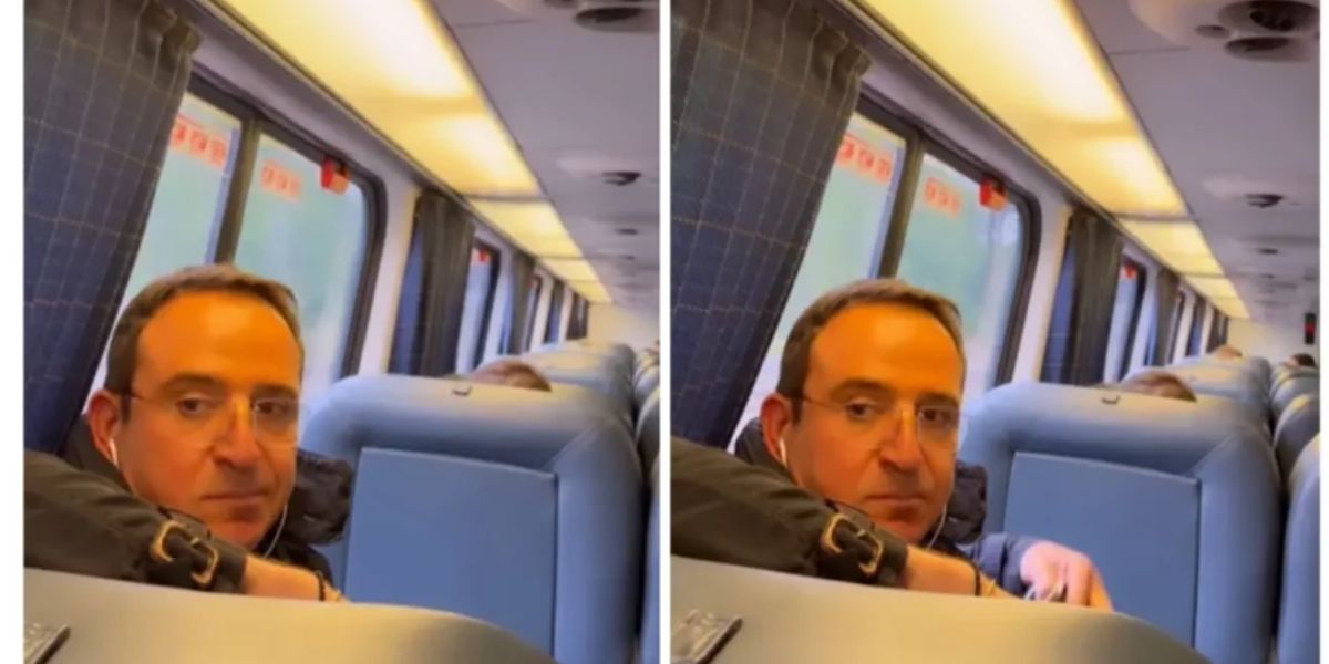 Shocking Video White Man Harasses Black Woman on Amtrak Train Until Passengers Step In