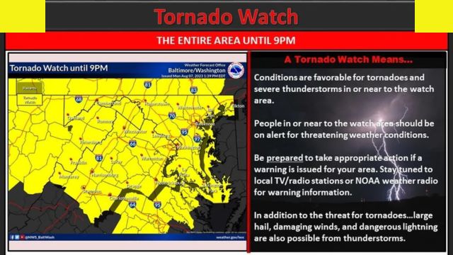 Urgent Weather Update Tornado Warnings and Watches Across DC, Maryland & Virginia (1)