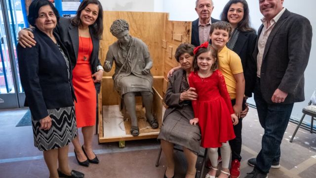 Watch SCARY! 95-Year-Old Woman's Joy As Missing Sculpture Is Found After 40 Years (1)