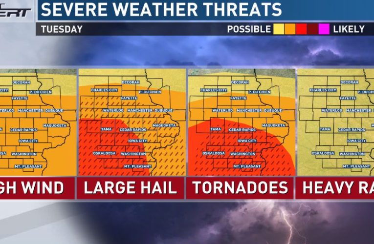 Weather Alert: Severe Storm Risk Increases Tuesday – Be Weather Ready