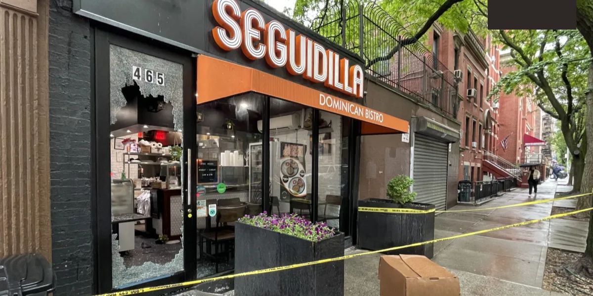 What Should Be - Hell’s Kitchen Stores Targeted In Glass Door Vandalism Spree