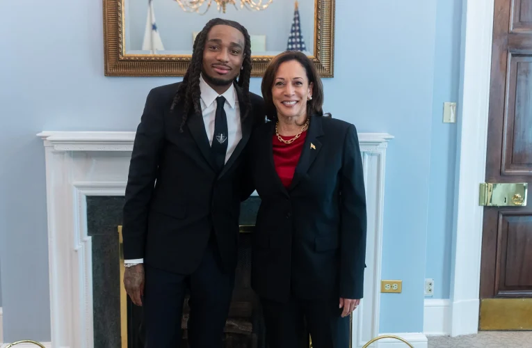 VP Kamala Harris and Quavo Join Forces for Atlanta Gun Violence Summit