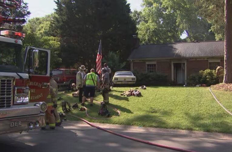 Investigators: 2 Dogs Dead, 1 Person Hospitalized After South Charlotte House Fire