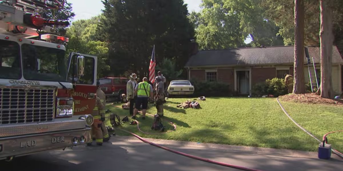 Investigators 2 Dogs Dead, 1 Person Hospitalized After South Charlotte House Fire