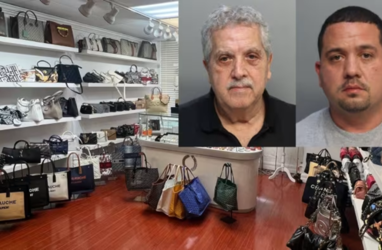 Father and Son Arrested in $3M Fake Designer Goods Bust in Miami