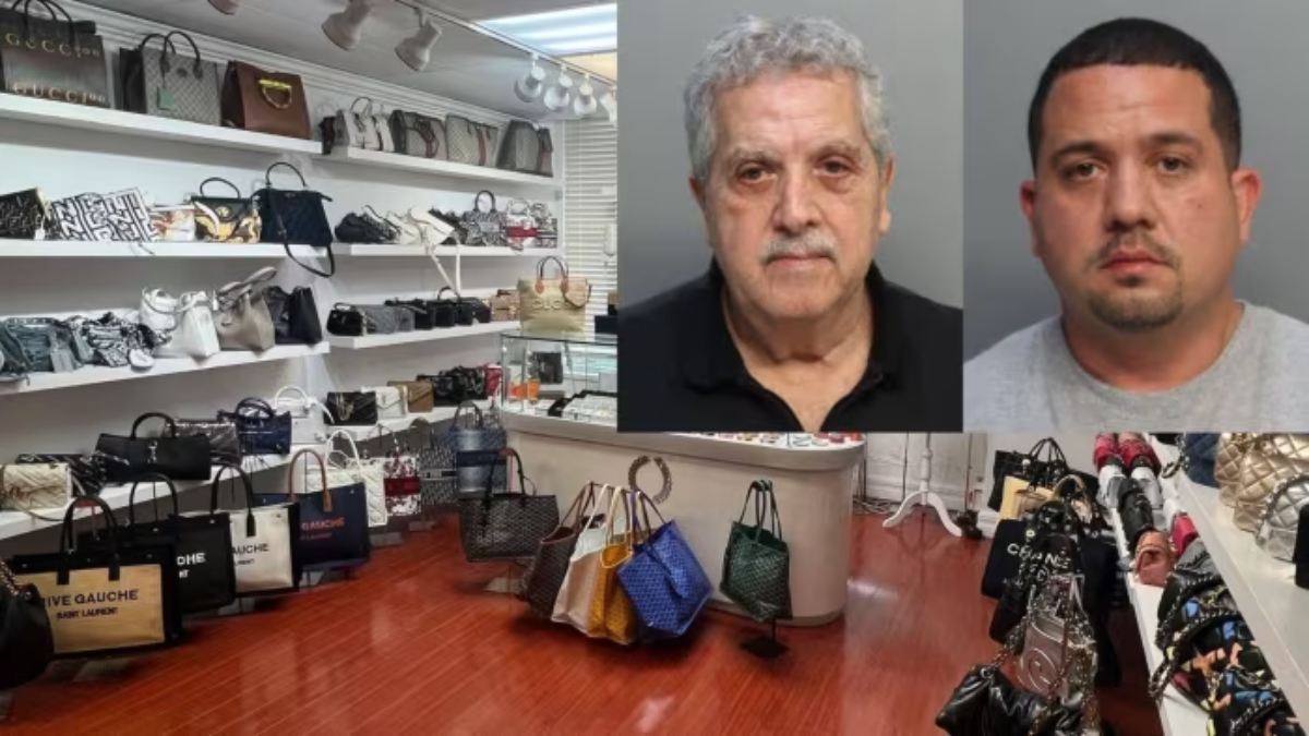 Father and Son Arrested in $3M Fake Designer Goods Bust in Miami