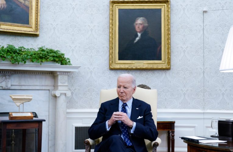 Cringe-worthy moment Biden asks reporter ‘can you be hit on the head?’ in bizarre attempt to swerve Israel question