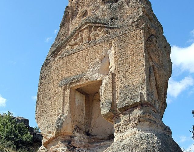 Mystery message carved into statue forged by King Midas is read for FIRST time in 2,600yrs after one-in-a-million photo