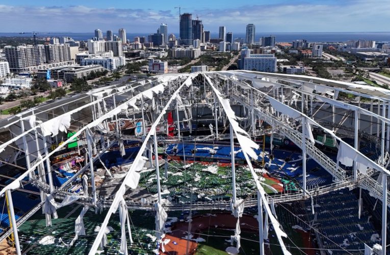 Tampa Bay Rays facing major stadium decision after Hurricane Milton damage with $56m repair bill which could take a year