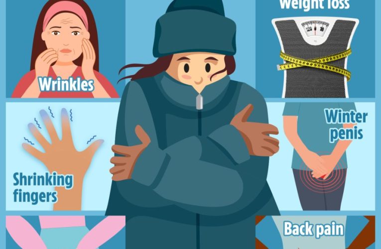 The 6 bizarre things that happen to your body in the cold – from MORE wrinkles and shrinking fingers to ‘winter penis’