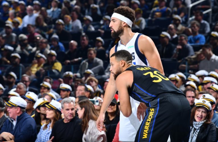 Steph Curry screams down camera after more heroics and lip-readers are adamant it was message to Klay Thompson