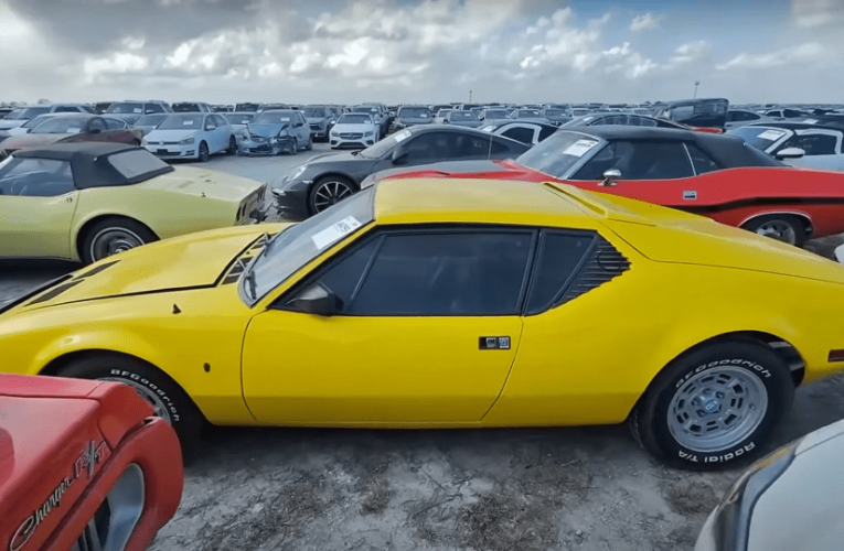 ‘Supercar after supercar’ found in vehicle graveyard with Cadillac that sells for $100k & ‘very nice’ classic lowrider