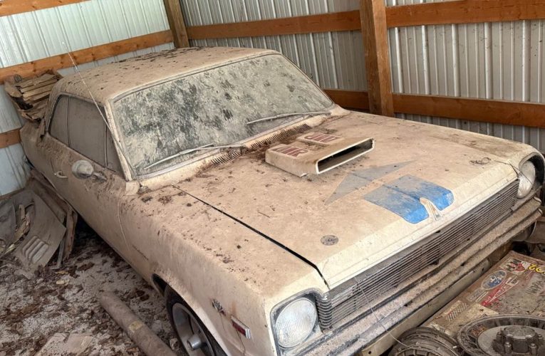 Classic 1969 car that sells for $56k is found abandoned in a barn – owner wants $17k & there’s a surprise under the dust