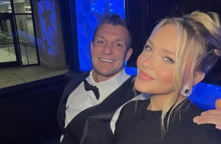 Rob Gronkowski in emotional post after Fox NFL Sunday star takes center stage with girlfriend Camille Kostek at awards