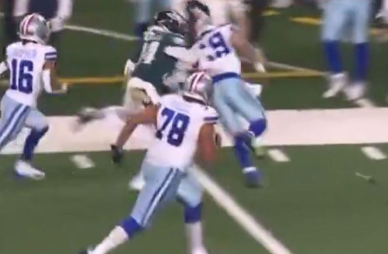 NFL makes final punishment decision on Dallas Cowboys star who used helmet for huge hit during Eagles showdown