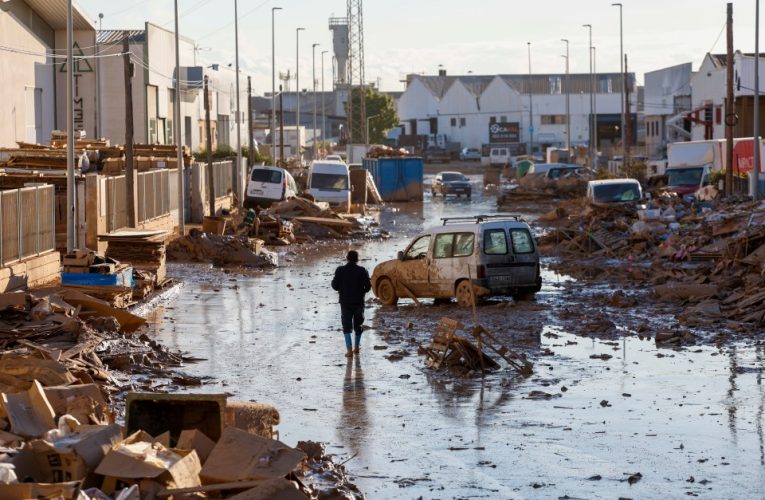 Watch as yet MORE horror floods smash Spain with torrents sweeping cars like litter just days after more than 200 killed