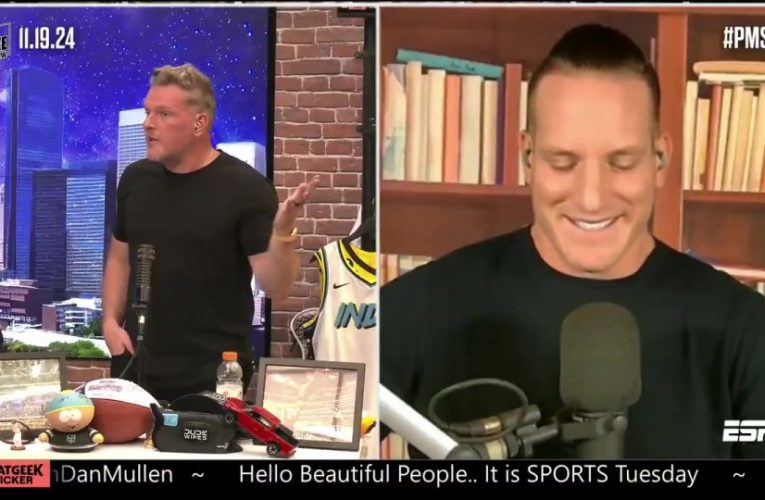 Pat McAfee forced to abruptly end live interview due to major technical problem after ‘turning into lip reader’