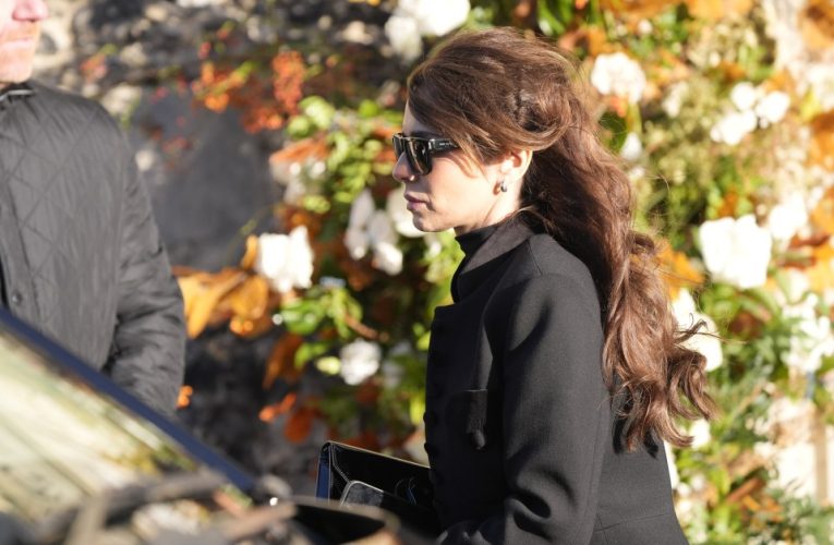 Heartbroken Cheryl Cole arrives supported by Girls Aloud bandmates at Liam Payne’s funeral