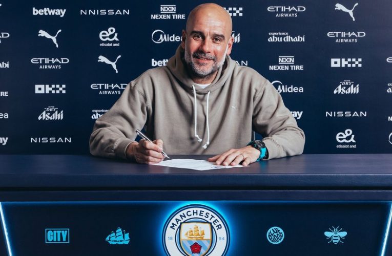 Pep Guardiola’s new Man City contract officially confirmed as TWO-YEAR deal as threat of punishment over charges looms