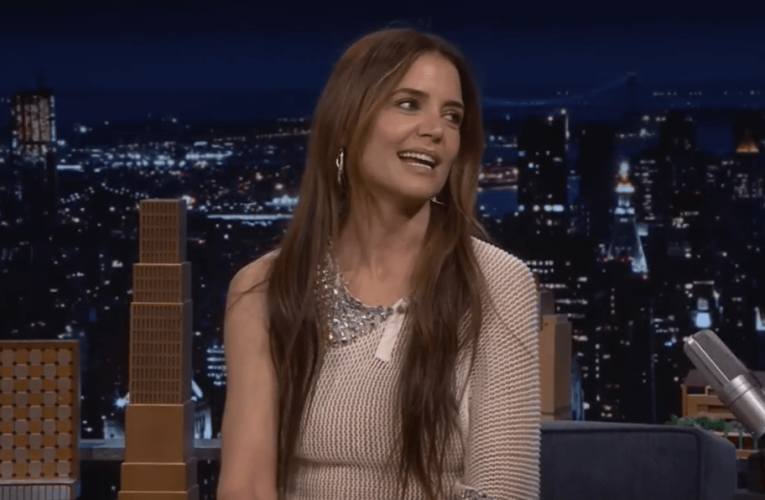 Katie Holmes, 45, stuns fans with youthful appearance on Jimmy Fallon as they say ‘she doesn’t age’