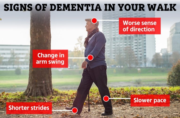 The 4 early warning signs of dementia you can spot when you WALK