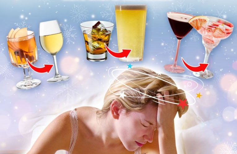 The alcoholic drinks giving you the dreaded HANGXIETY this Christmas – and what to have instead