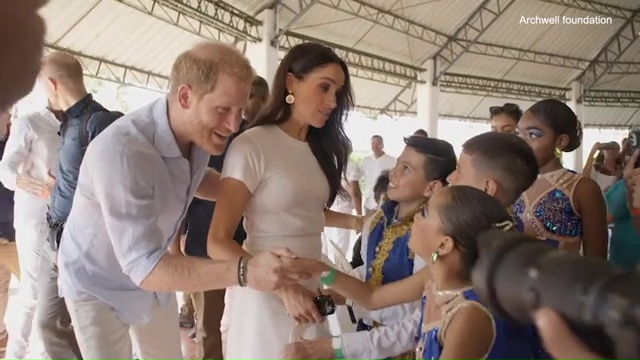 Harry and Meghan put on united front in glitzy new behind-the-scenes video after rumours they’re living ‘separate lives’