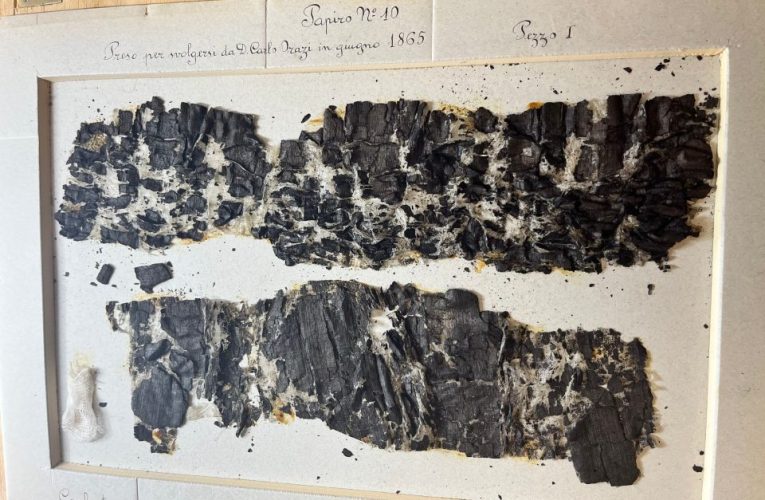 Urgent call for help deciphering mysterious Roman scroll charred by Vesuvius – and you could win £400k if you crack it