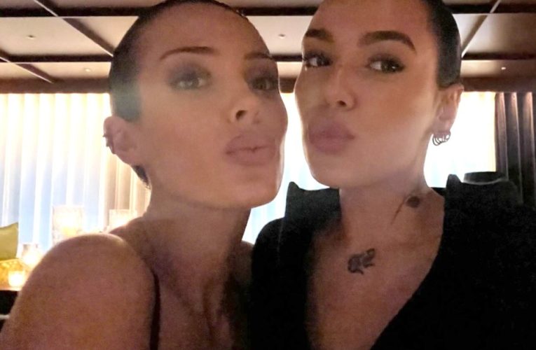 Bianca Censori rocks a tiny tank for kiss-face selfie with a gal pal on Tokyo outing without husband Kanye West