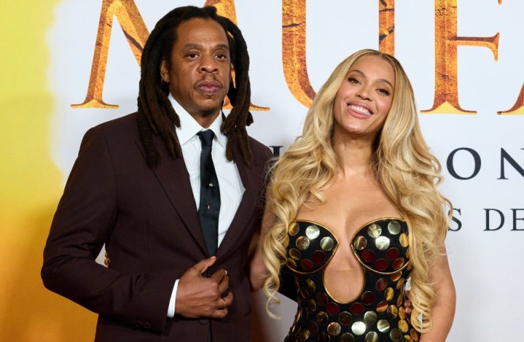 Jay-Z & Beyoncé put on united front at premiere with Blue Ivy after rapper accused of raping girl, 13, in Diddy lawsuit