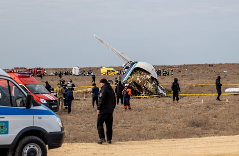 Kazakhstan officials say 38 people have died after an Azerbaijani airliner crashed near the city of Aktau