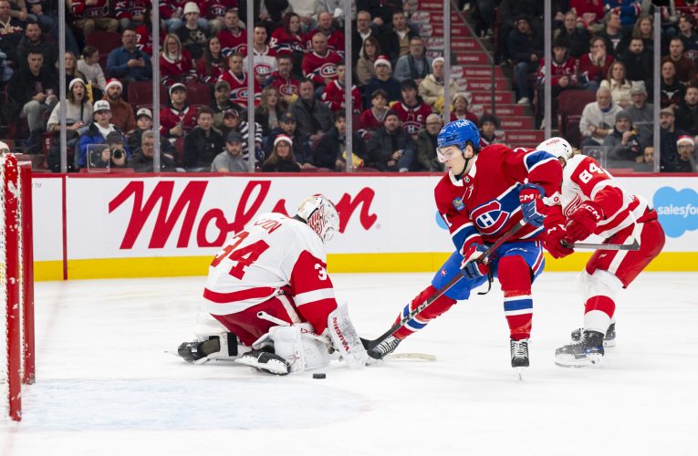 Laine scores again as Canadiens beat Red Wings 5-1 to take two-game series on consecutive nights