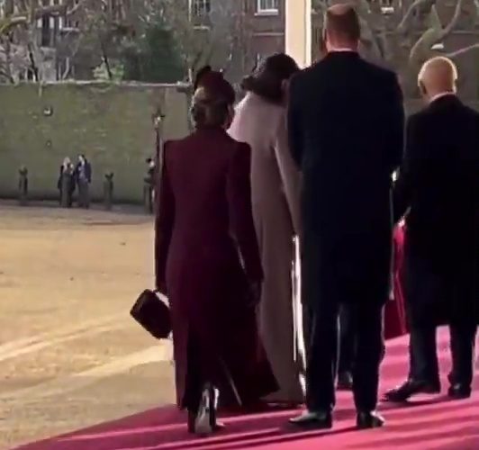 Moment Kate Middleton curtsies to King Charles at state visit has royal fans all saying the same thing