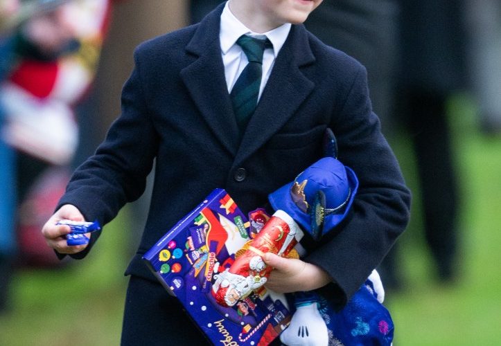 Playful Prince Louis reduces crowd to fits of laughter at church service after cheeky chocolate prank