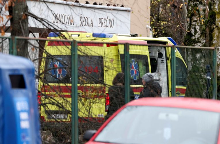 School stabbing horror as knife-wielding teen student attacks teacher and 5 kids in bloody classroom rampage in Croatia