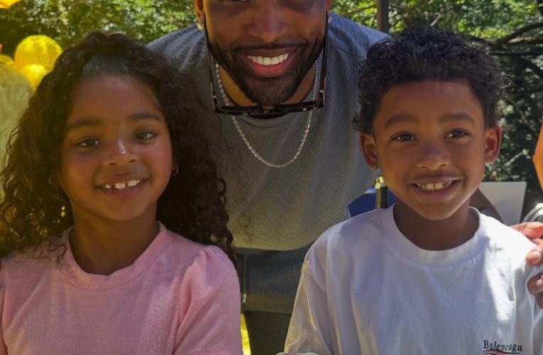 Tristan Thompson posts rare photos of kids with Khloe Kardashian and Jordan Craig- but fans slam him for snubbing child