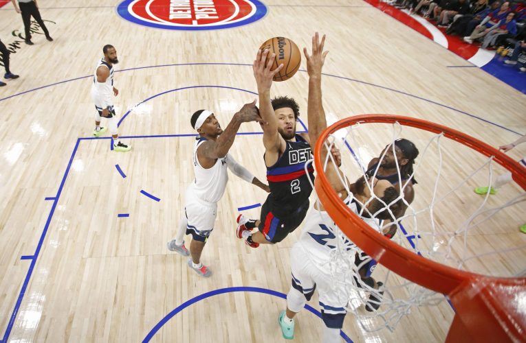 Cunningham scores a season-high 40 and Pistons win 3rd straight, 119-105 over Timberwolves